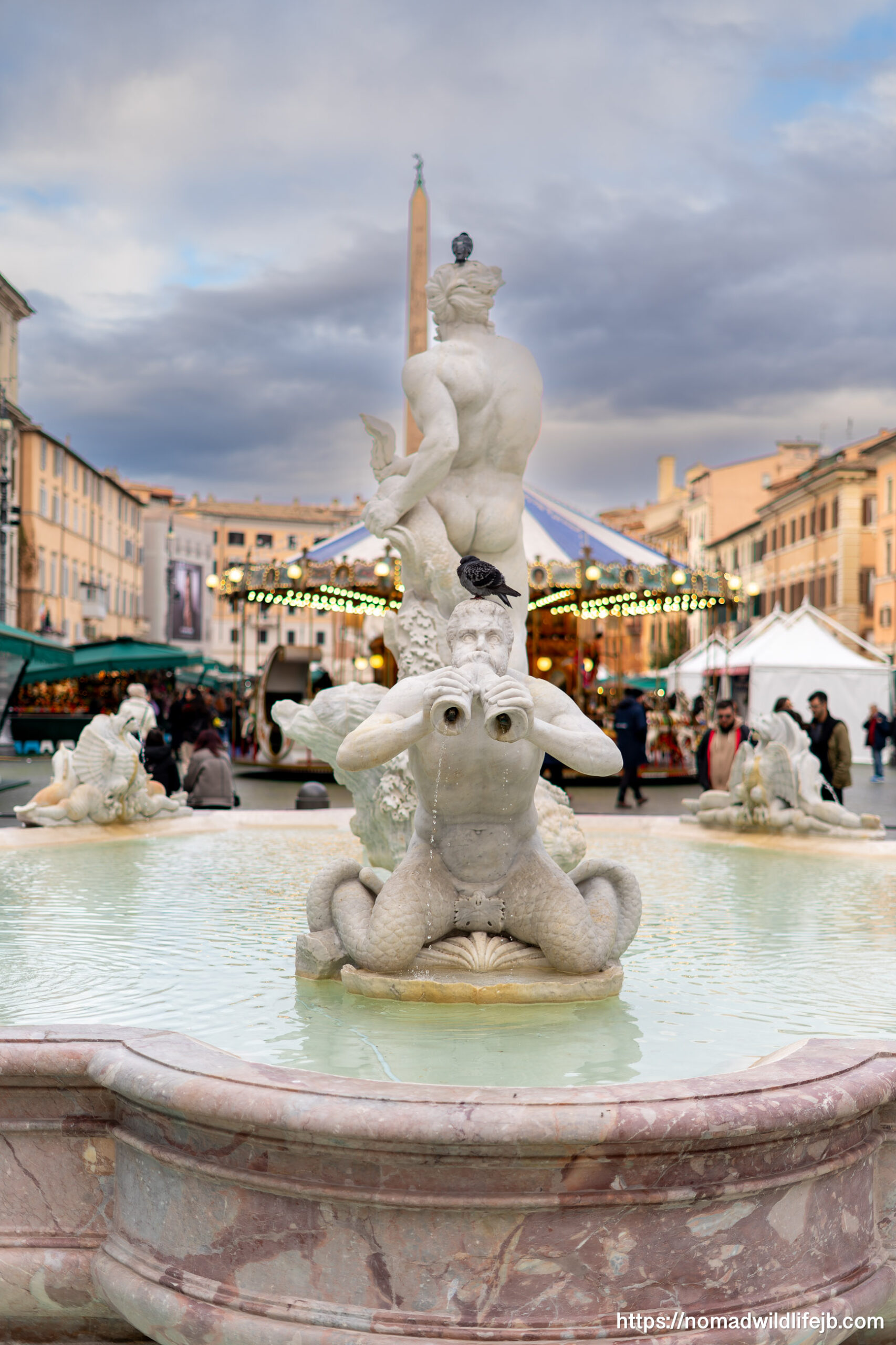 Rome fountain detail